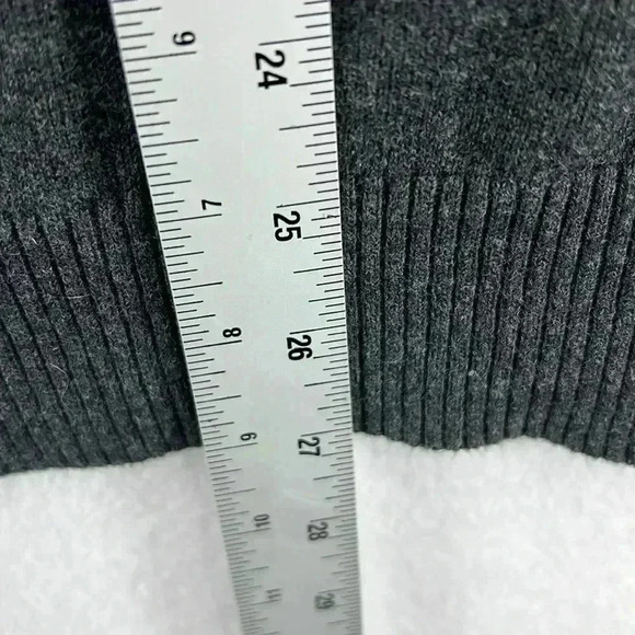 Grayson & Dunn Men’s Sweater Large Gray V-Neck Pullover 100% Cotton - Picture 9 of 9